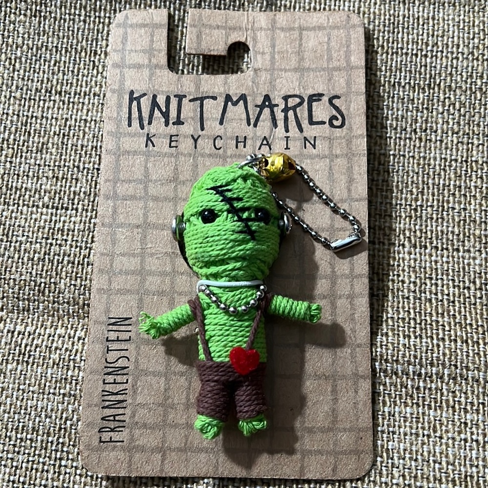 Knitmares Frankenstein Key Chain OS NWT
Backpack Hanger Voodoo Doll